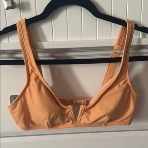 Cupshe Peach Bikini Top